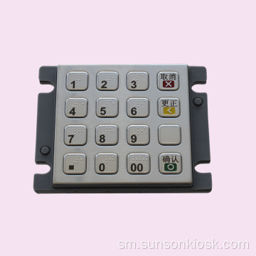 PCI5.0 Encryption PIN pad mo Vending Masini